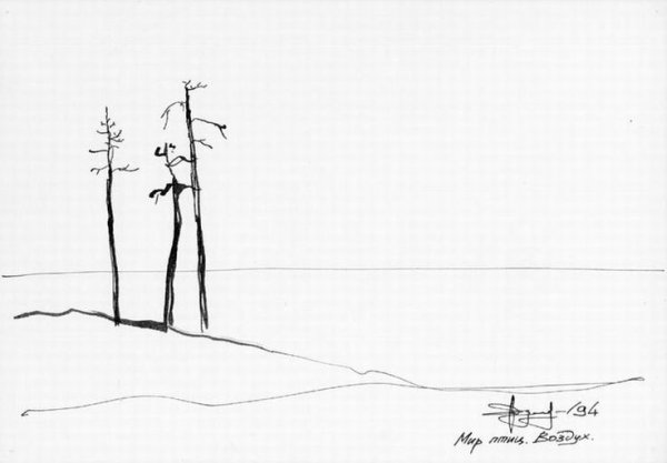 Простые рисунки тушью для начинающих