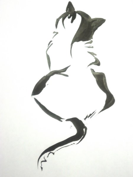 Японская живопись тушью