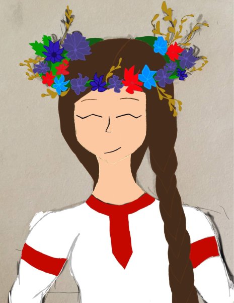 Ивана Купала рисунок легкий