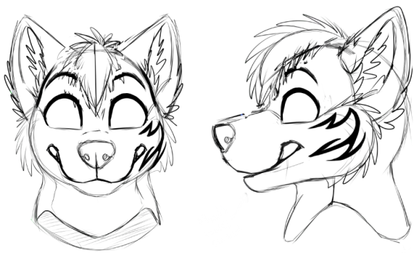Картинки фурри для срисовки