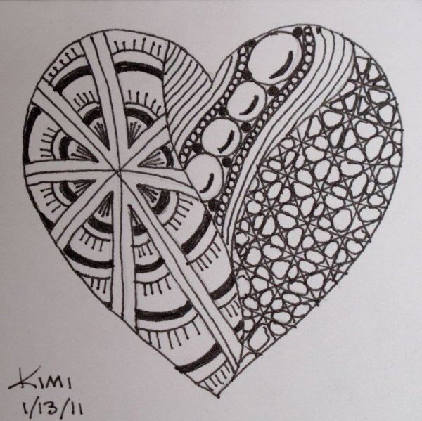 Зентангл легкие