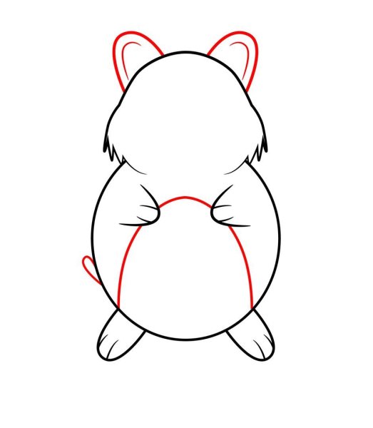 Джунгарский хомячок рисунок