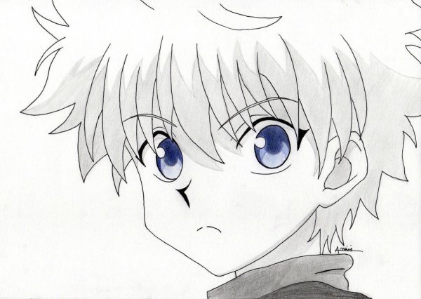 Киллуа Хантер рисунок