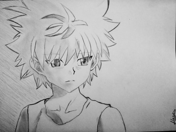 Киллуа рисунок