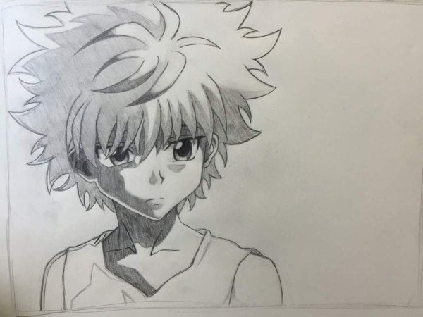 Hunter x Hunter Киллуа карандашом