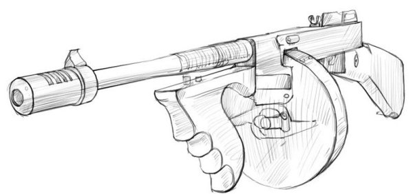 Нарисовать оружие