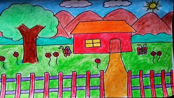 Мой сад рисунок