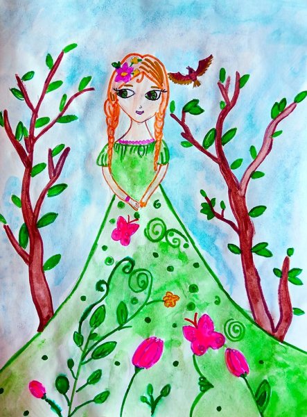 Рисунок на тему парк