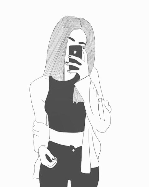 Крутые рисунки карандашом для девочек