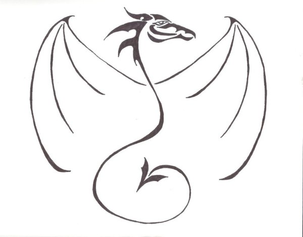 Дракон рисунок