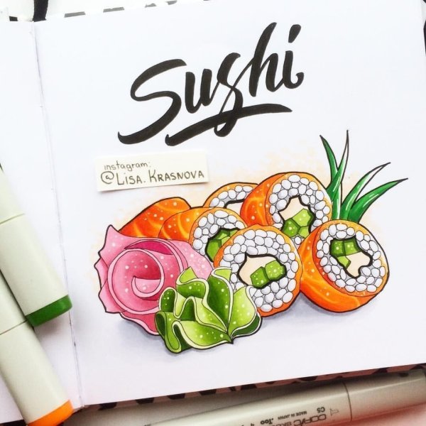 Маленькие рисунки для скетчбука