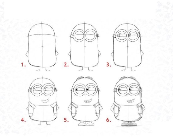 Рисунки для срисовки лёгкие