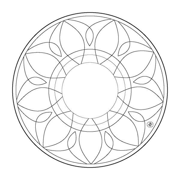 Эскиз тату пейзаж