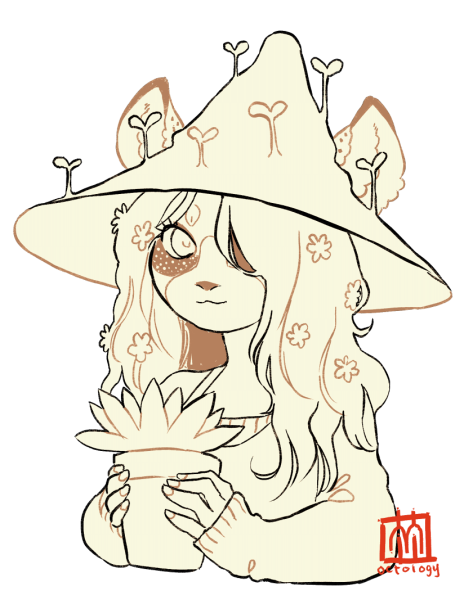 Ведьма эскиз