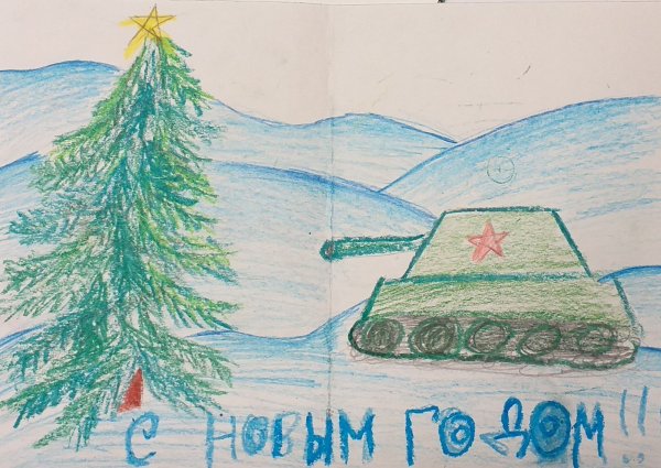 Елка Победы рисунки детей 7-10