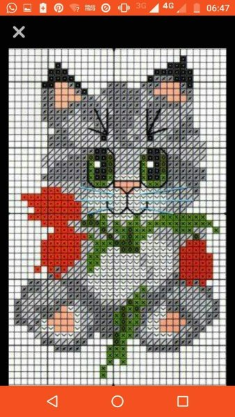 Лёгкие схемы для вышивки крестиком