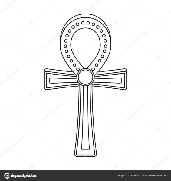 Украшения древнего Египта анкх