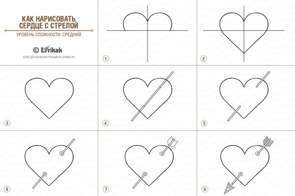 Сердце для срисовки