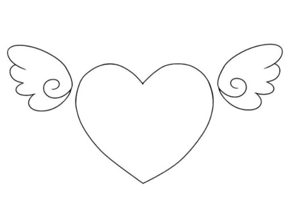 Сердце для срисовки