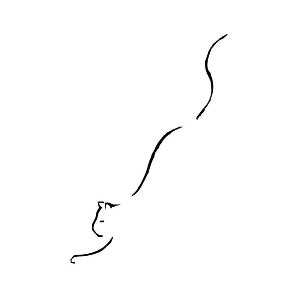 Белка одной линией