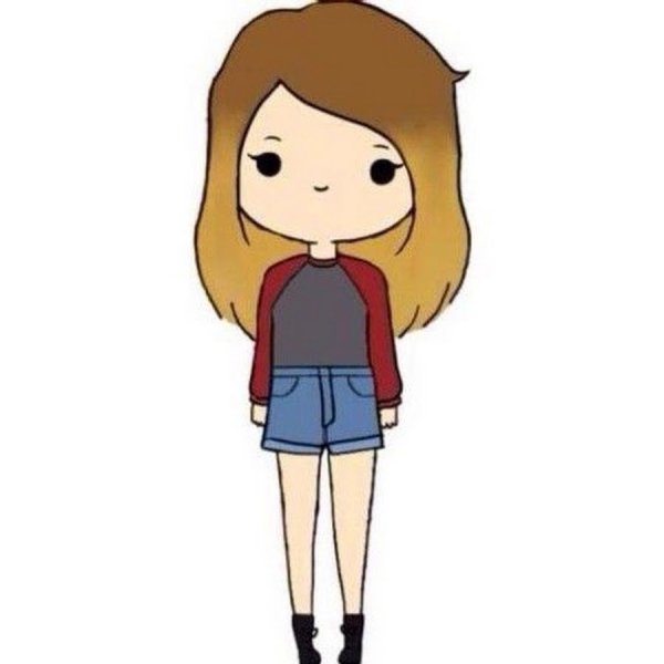 Рисунки для срисовки девочки