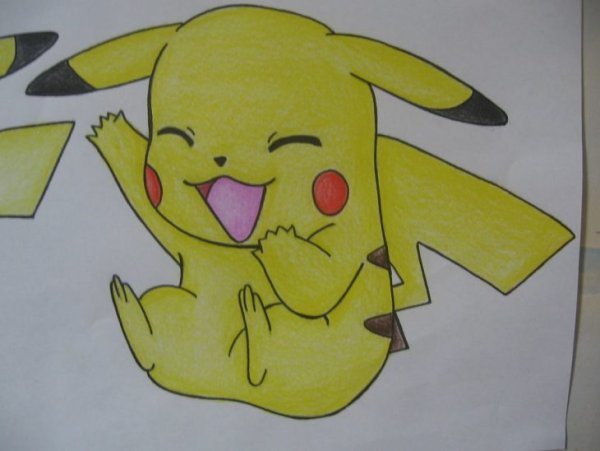 Рисунки цветными карандашами дельфины