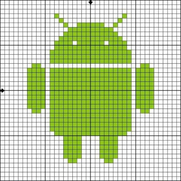 Рисунки по клеточкам в тетради