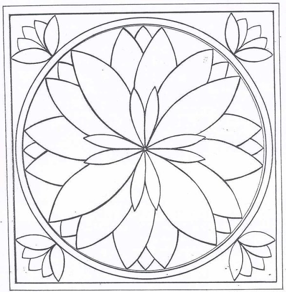 Орнамент из геометрических фигур