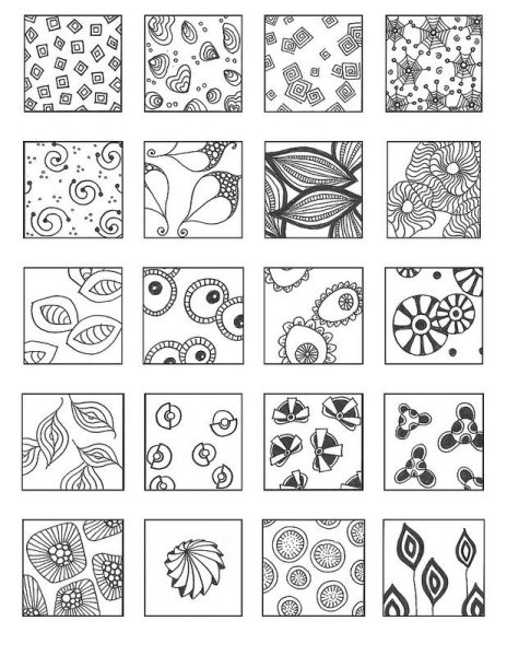 Орнамент из геометрических фигур