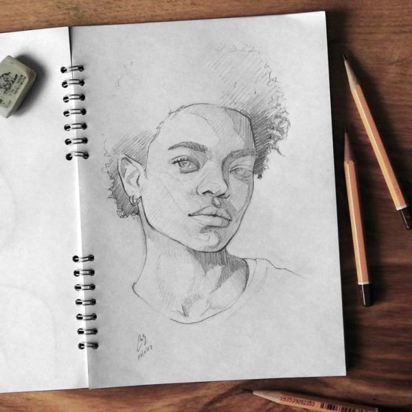 Скетчбук люди