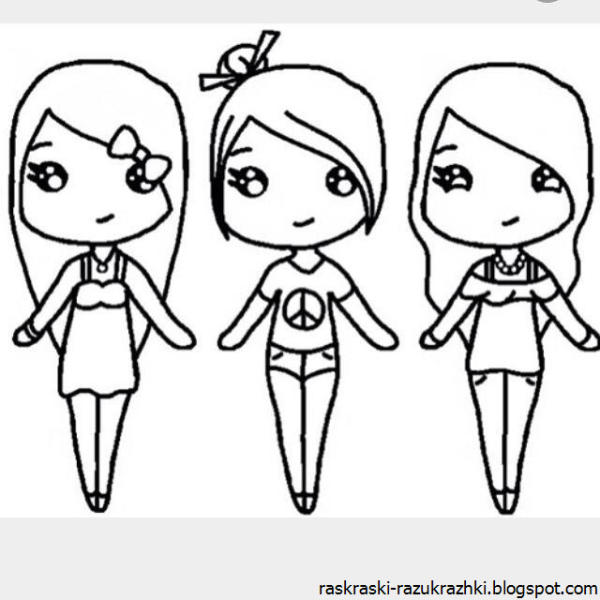 Нарисовать девочку