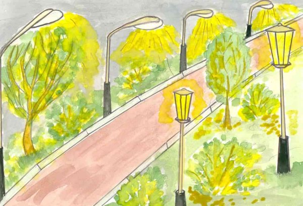 Рисунки парков скверов и бульваров