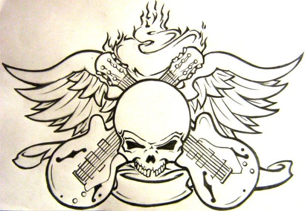 Рокерское тату