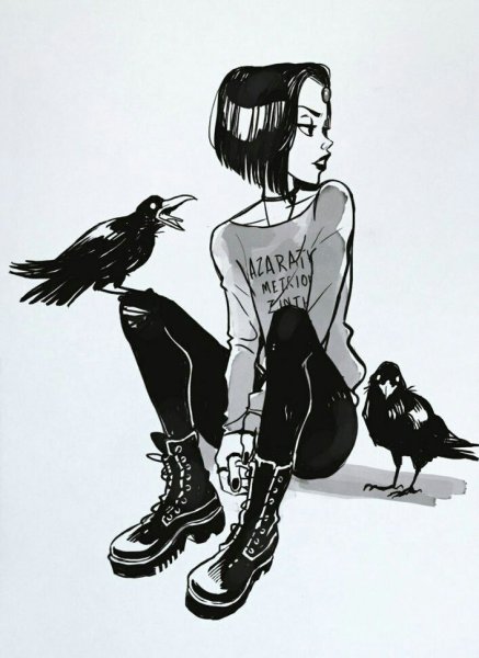 Рисунки в стиле панк рок