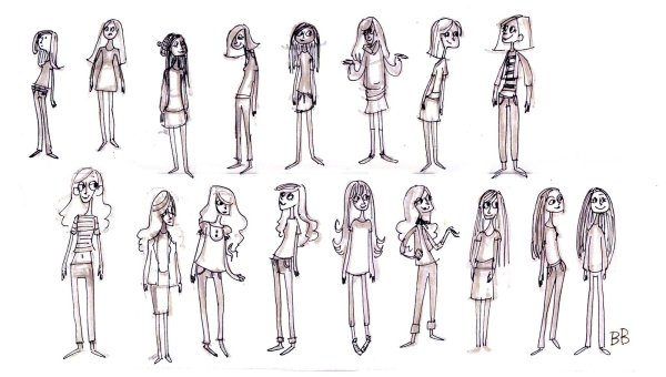 Иллюстрации в разных стилях