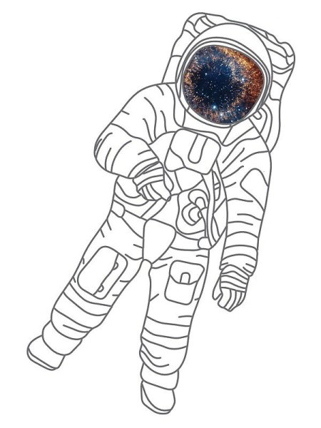 Лёгкий рисунок касмонафт