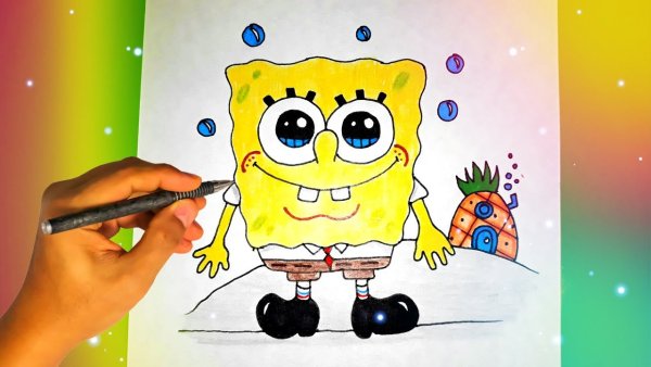 Спанч Боб для рисования