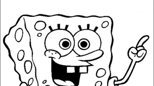 Губка Боб рисунок карандашом
