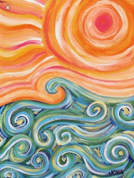 Рыбки кубизм