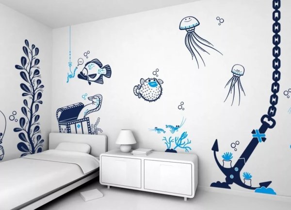 Рисунки на стену