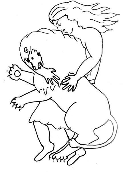 7 Подвиг Геракла раскраска