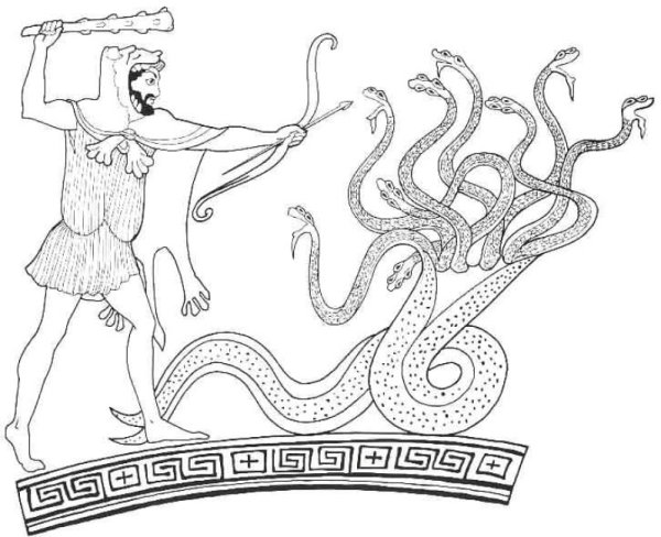 Миф о Тесее и Минотавре рисунок
