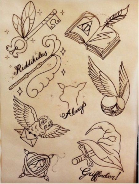 Скетч в стиле Гарри Поттера