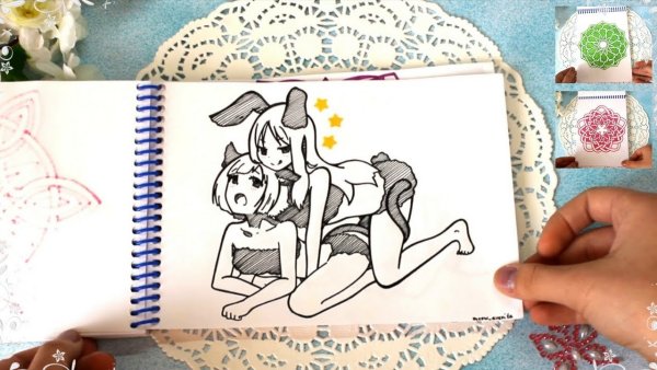 Маленькие рисунки для скейч бука