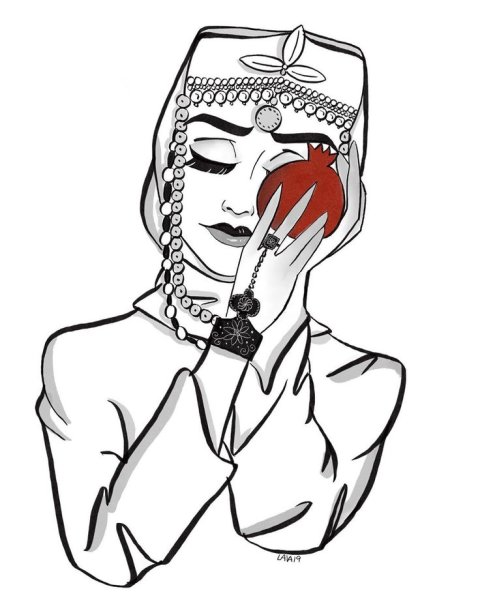 Армянские рисунки карандашом