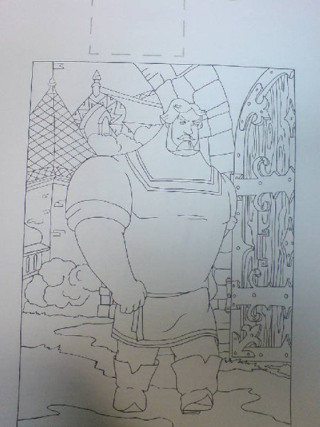 Илья Муромец и Соловей разбойник нарисовать