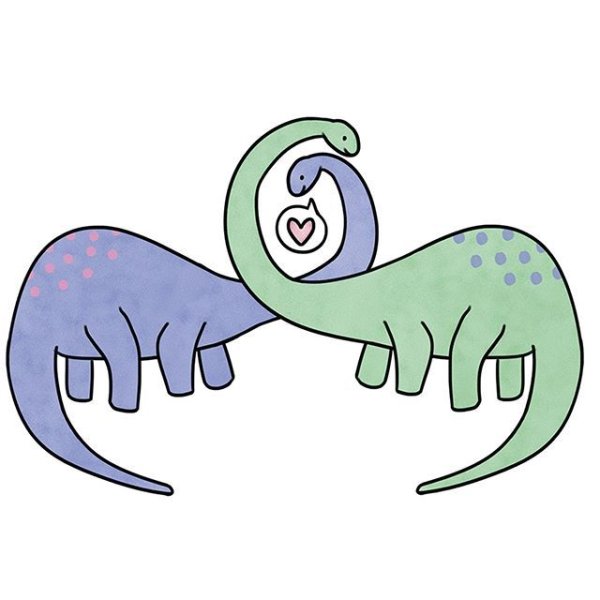 Динозаврики для рисования