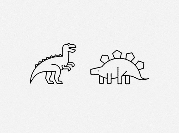 Как нарисовать динозавра для детей
