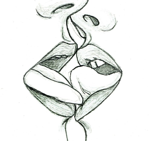 Поцелуй карандашом