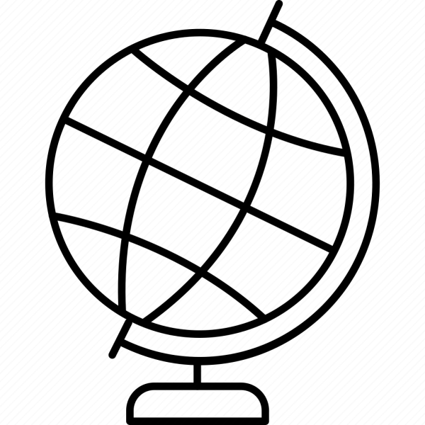 Глобус карандашом